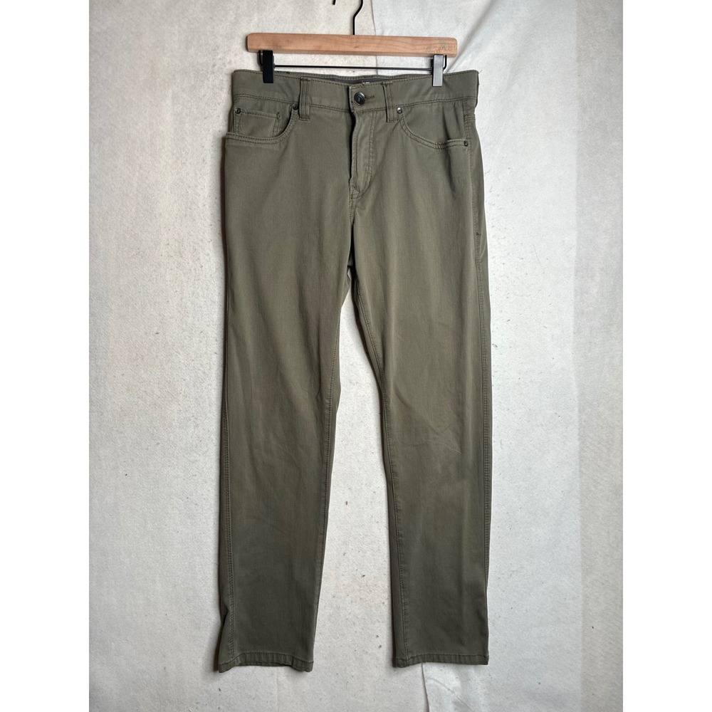 Union Comfort Flex Mens Olive Green Slim Straight Stretch Pants 32x32 HB11900